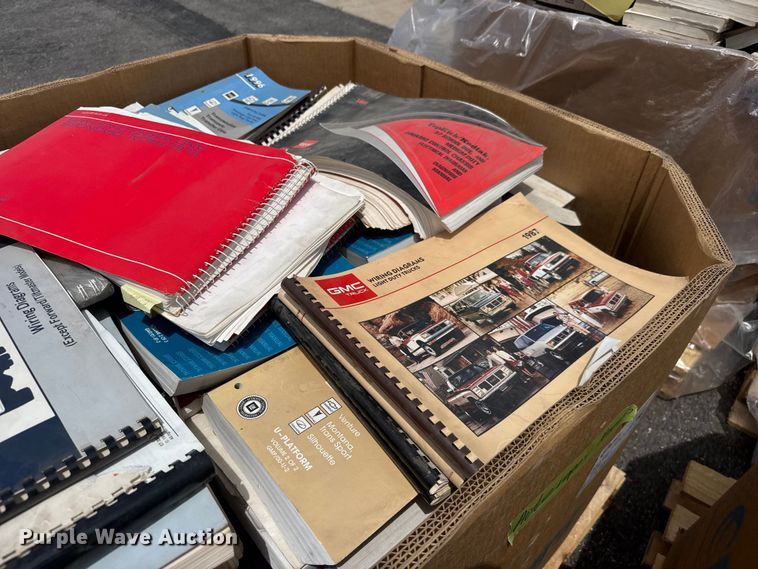 image for item NJ9114 (5) pallets of equipment manuals