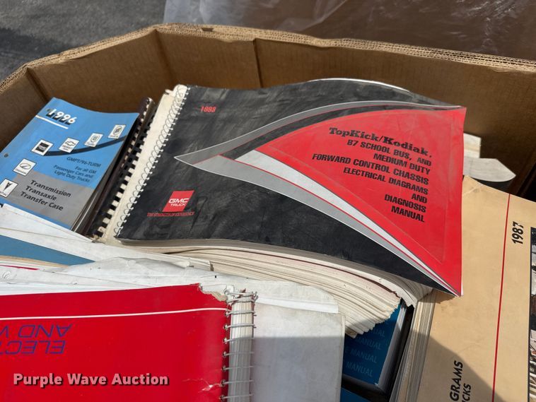 image for item NJ9114 (5) pallets of equipment manuals