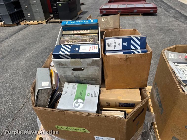 image for item NJ9114 (5) pallets of equipment manuals