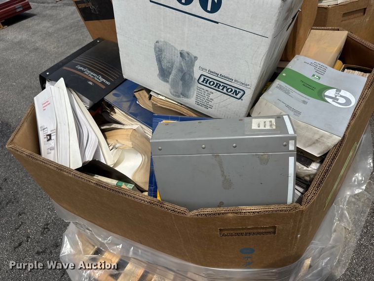 image for item NJ9114 (5) pallets of equipment manuals