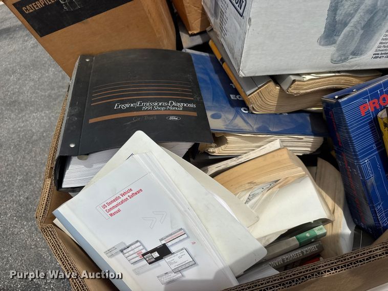 image for item NJ9114 (5) pallets of equipment manuals