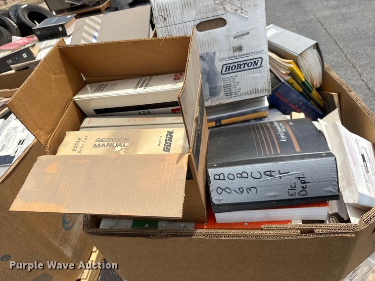 image for item NJ9114 (5) pallets of equipment manuals