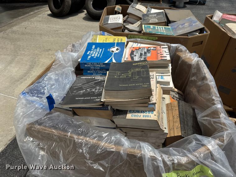 image for item NJ9114 (5) pallets of equipment manuals