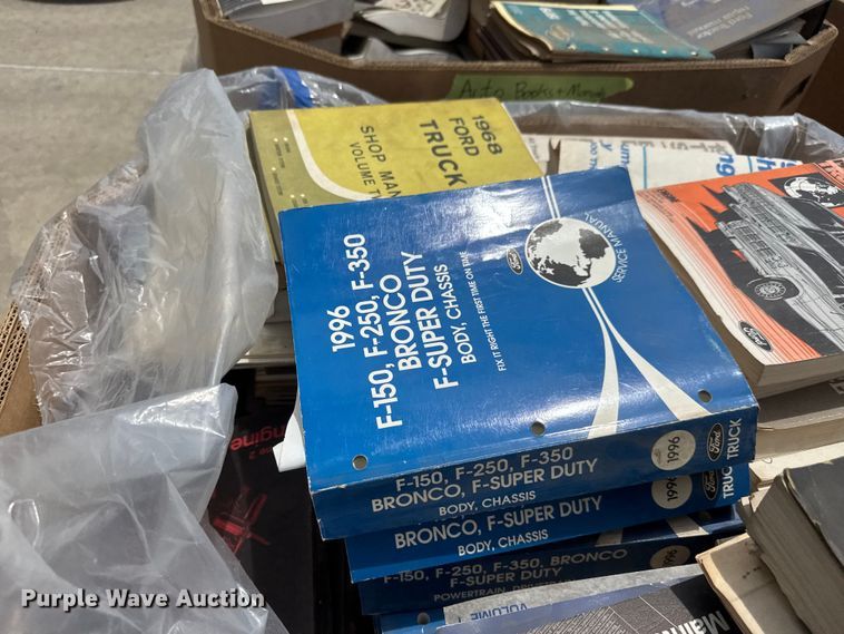 image for item NJ9114 (5) pallets of equipment manuals