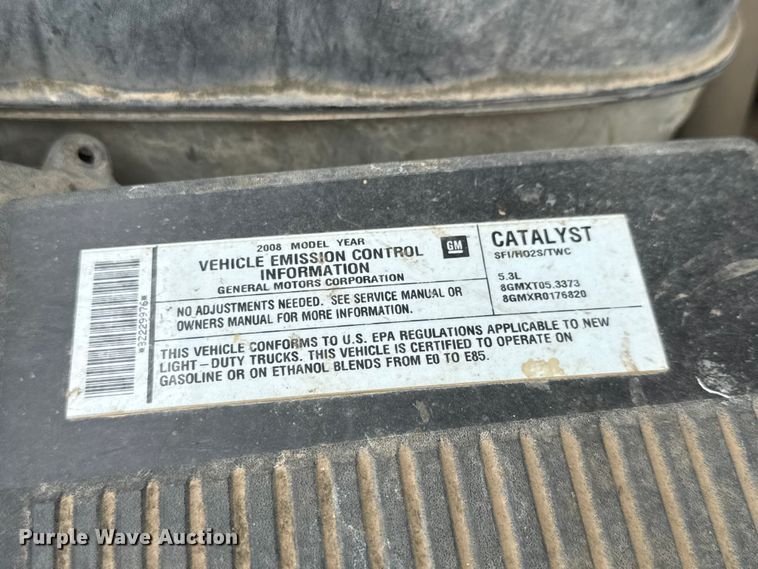 image for item NJ9139 2008 Chevrolet Silverado 1500 Ext. Cab pickup truck