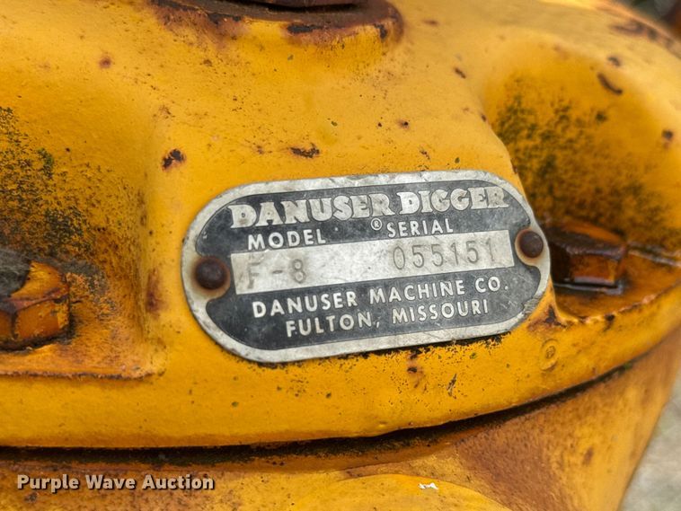 image for item NJ9142 Danuser F-8 post hole auger