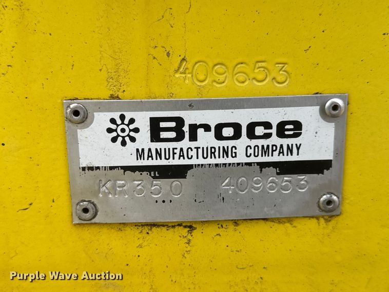 image for item NJ9164 2016 Broce Broom KR-350 broom