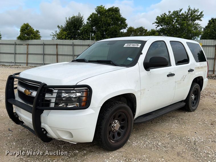 image for item YA3672 2012 Chevrolet Tahoe Police SUV