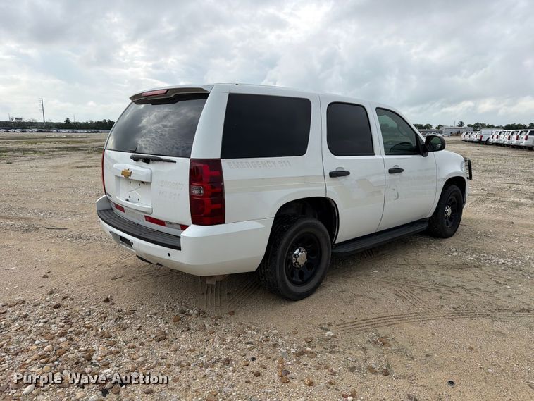 image for item YA3672 2012 Chevrolet Tahoe Police SUV