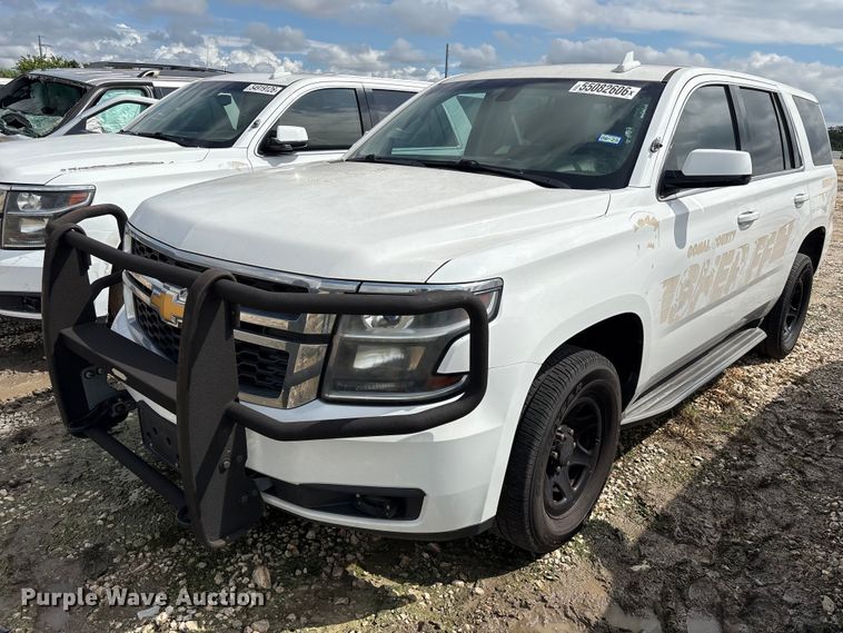 image for item YA3675 2015 Chevrolet Tahoe Police SUV