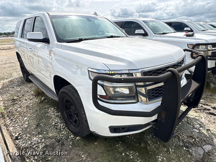 image for item YA3675 2015 Chevrolet Tahoe Police SUV