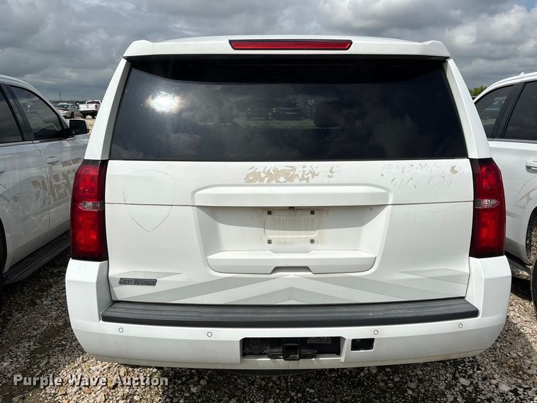 image for item YA3675 2015 Chevrolet Tahoe Police SUV