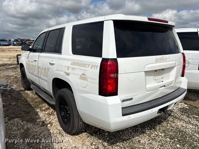image for item YA3675 2015 Chevrolet Tahoe Police SUV