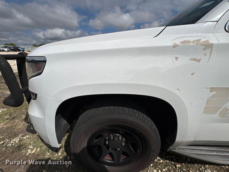 image for item YA3675 2015 Chevrolet Tahoe Police SUV