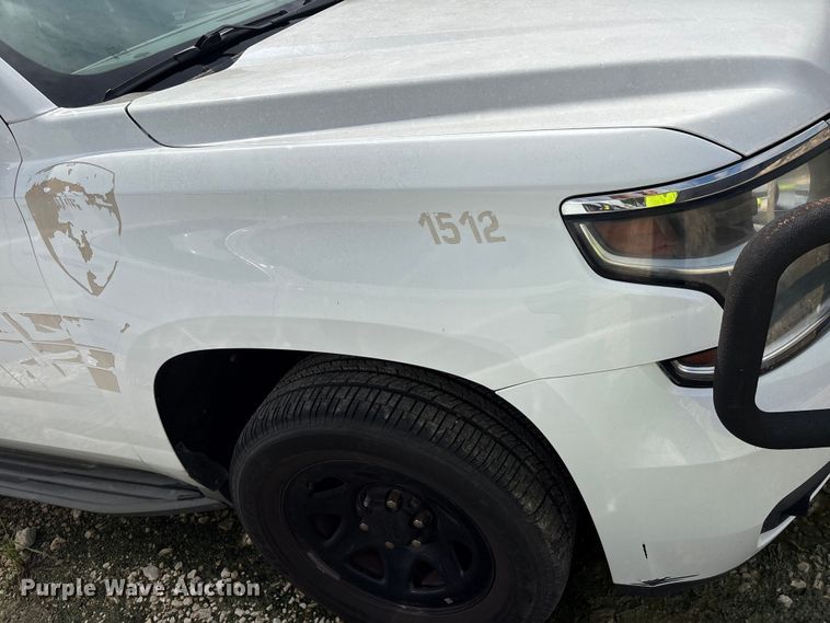 image for item YA3675 2015 Chevrolet Tahoe Police SUV