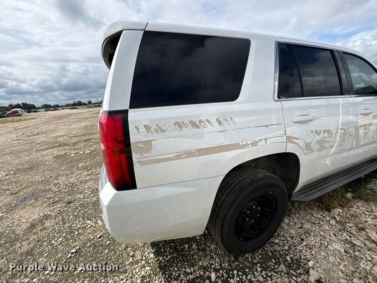 image for item YA3675 2015 Chevrolet Tahoe Police SUV