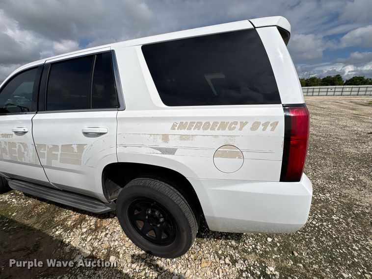 image for item YA3675 2015 Chevrolet Tahoe Police SUV