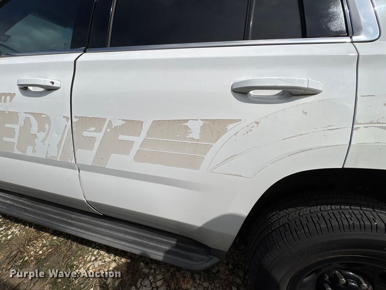 image for item YA3675 2015 Chevrolet Tahoe Police SUV
