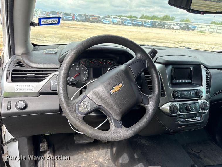 image for item YA3675 2015 Chevrolet Tahoe Police SUV