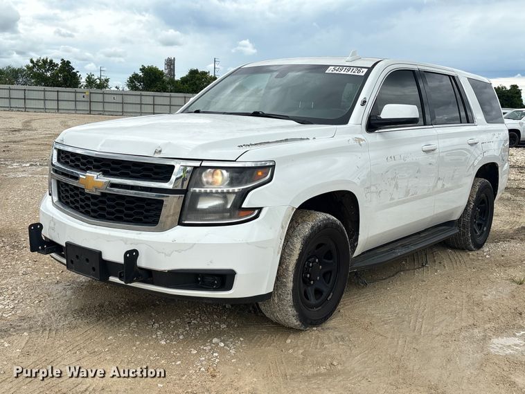 image for item YA3679 2017 Chevrolet Tahoe Police SUV
