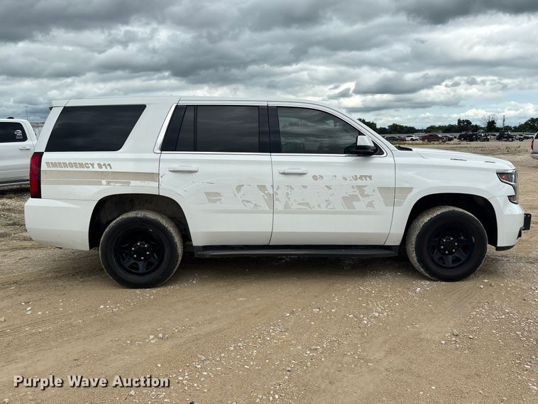 image for item YA3679 2017 Chevrolet Tahoe Police SUV