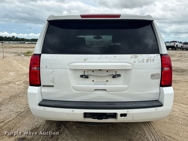 image for item YA3679 2017 Chevrolet Tahoe Police SUV