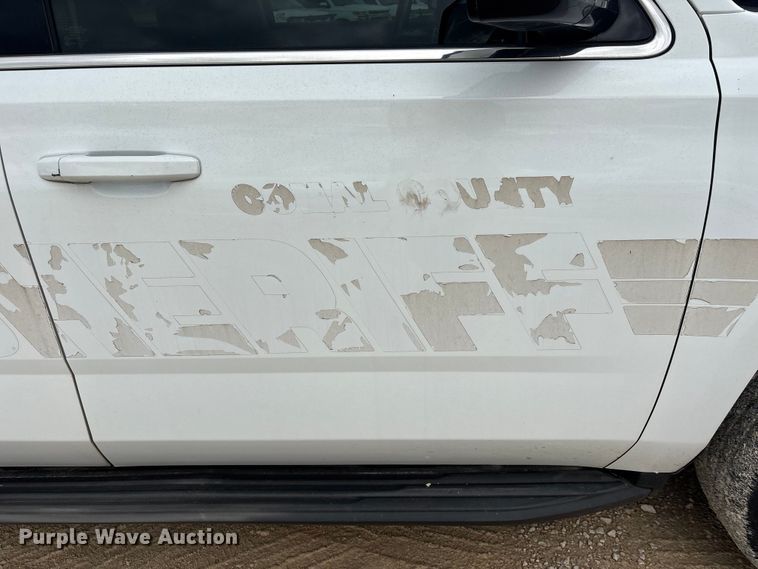 image for item YA3679 2017 Chevrolet Tahoe Police SUV