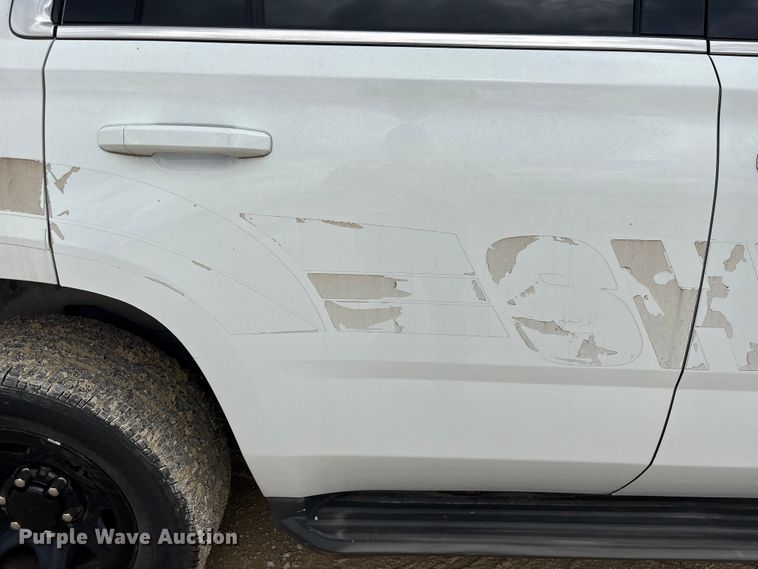 image for item YA3679 2017 Chevrolet Tahoe Police SUV