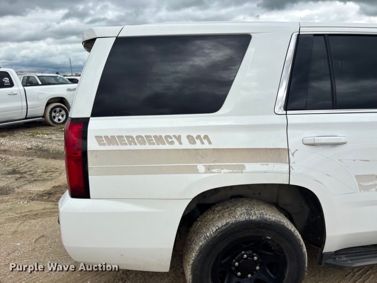 image for item YA3679 2017 Chevrolet Tahoe Police SUV