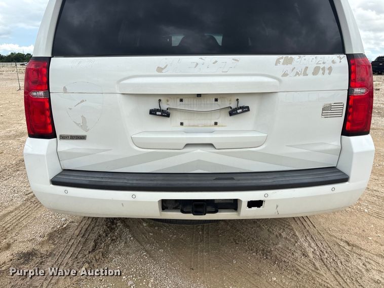 image for item YA3679 2017 Chevrolet Tahoe Police SUV