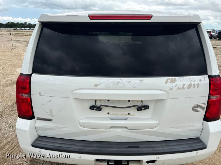 image for item YA3679 2017 Chevrolet Tahoe Police SUV