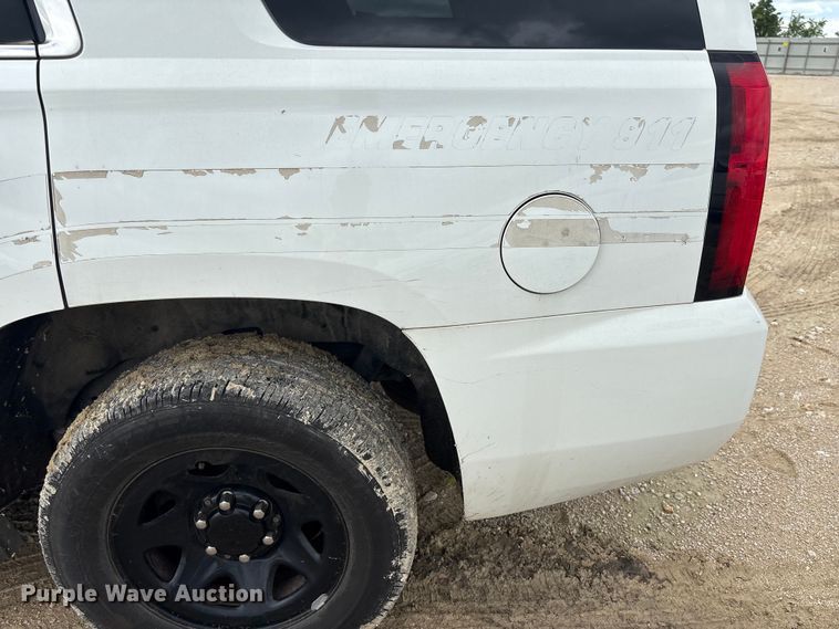 image for item YA3679 2017 Chevrolet Tahoe Police SUV