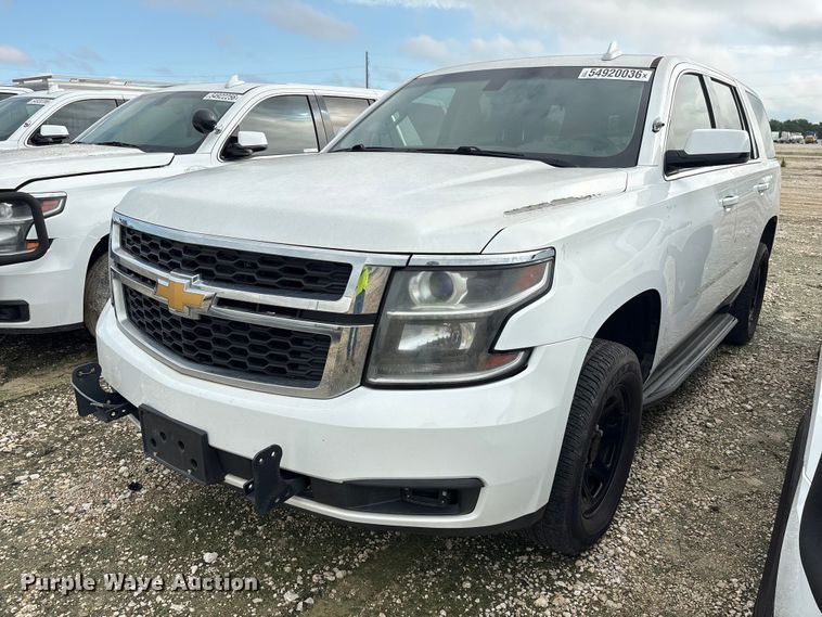 image for item YA3681 2017 Chevrolet Tahoe Police SUV
