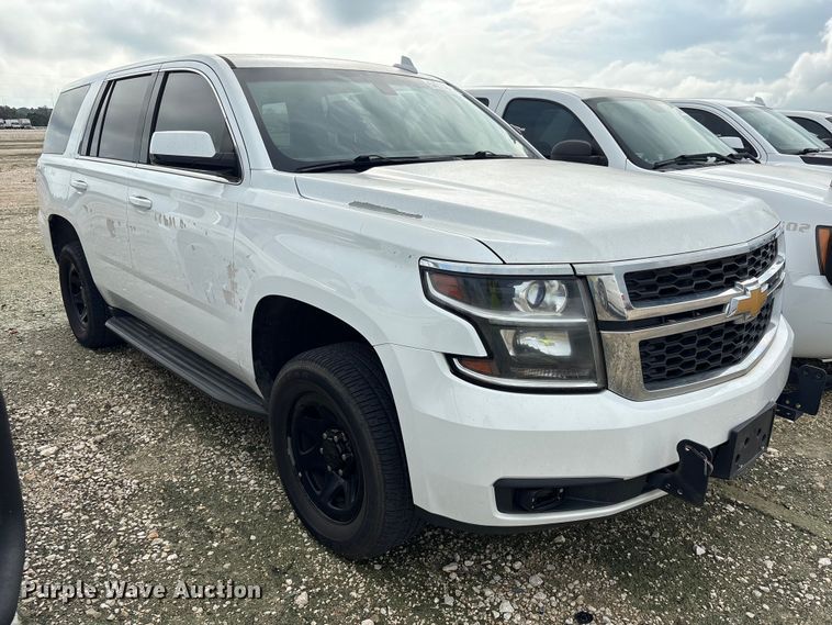 image for item YA3681 2017 Chevrolet Tahoe Police SUV