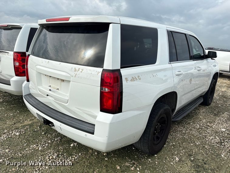 image for item YA3681 2017 Chevrolet Tahoe Police SUV