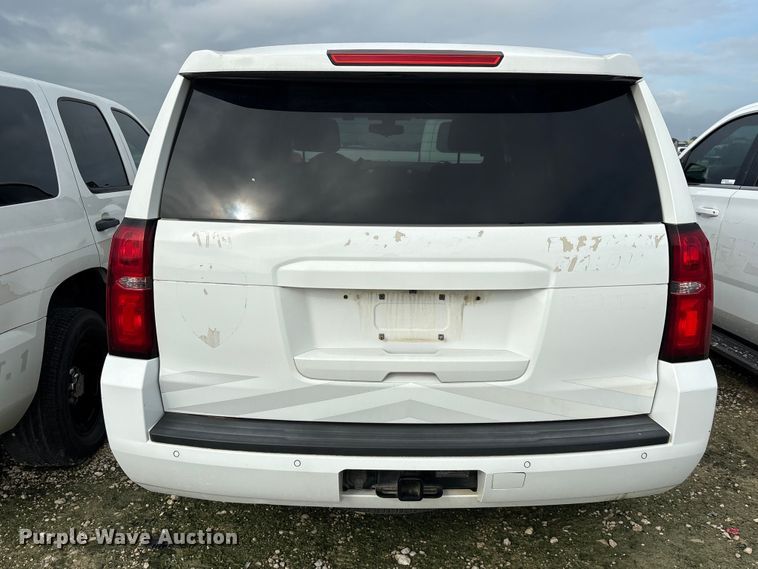 image for item YA3681 2017 Chevrolet Tahoe Police SUV