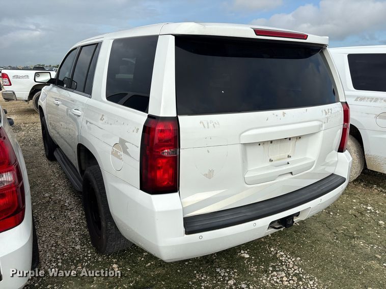 image for item YA3681 2017 Chevrolet Tahoe Police SUV