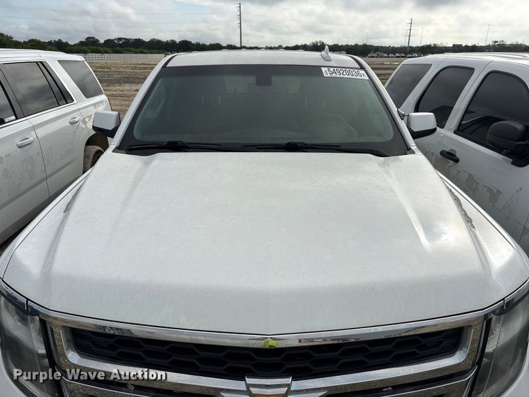 image for item YA3681 2017 Chevrolet Tahoe Police SUV