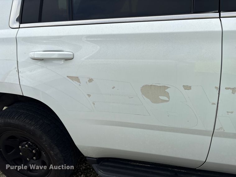 image for item YA3681 2017 Chevrolet Tahoe Police SUV