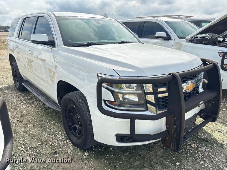 image for item YA3682 2018 Chevrolet Tahoe Police SUV