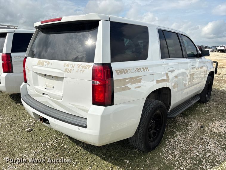 image for item YA3682 2018 Chevrolet Tahoe Police SUV