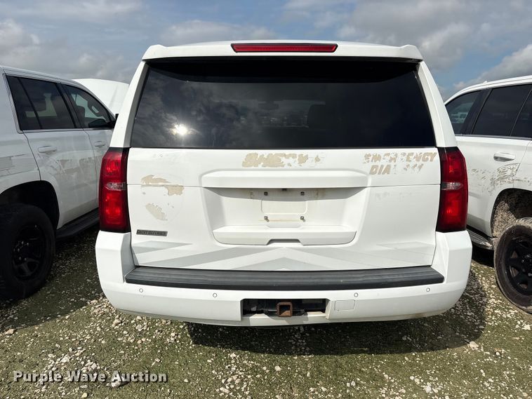 image for item YA3682 2018 Chevrolet Tahoe Police SUV