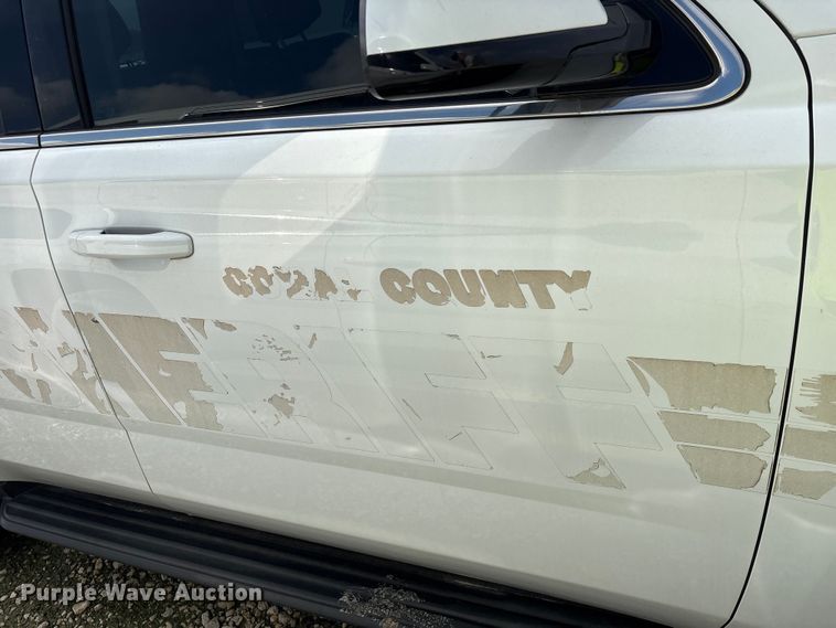image for item YA3682 2018 Chevrolet Tahoe Police SUV