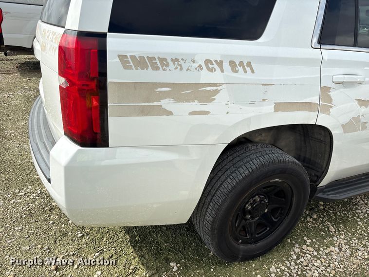 image for item YA3682 2018 Chevrolet Tahoe Police SUV