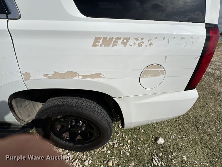 image for item YA3682 2018 Chevrolet Tahoe Police SUV