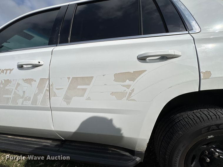 image for item YA3682 2018 Chevrolet Tahoe Police SUV