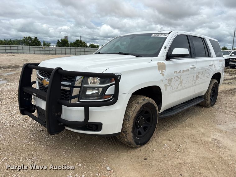 image for item YA3683 2018 Chevrolet Tahoe Police SUV