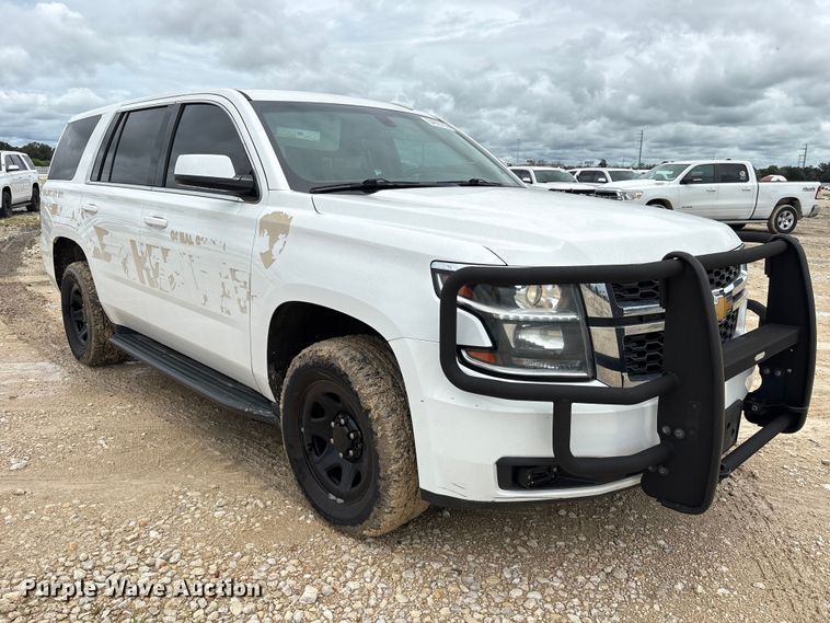 image for item YA3683 2018 Chevrolet Tahoe Police SUV