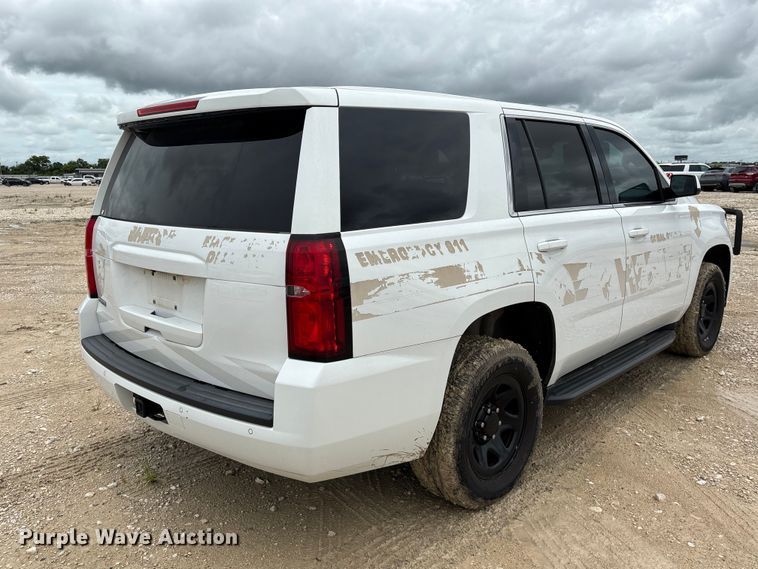 image for item YA3683 2018 Chevrolet Tahoe Police SUV