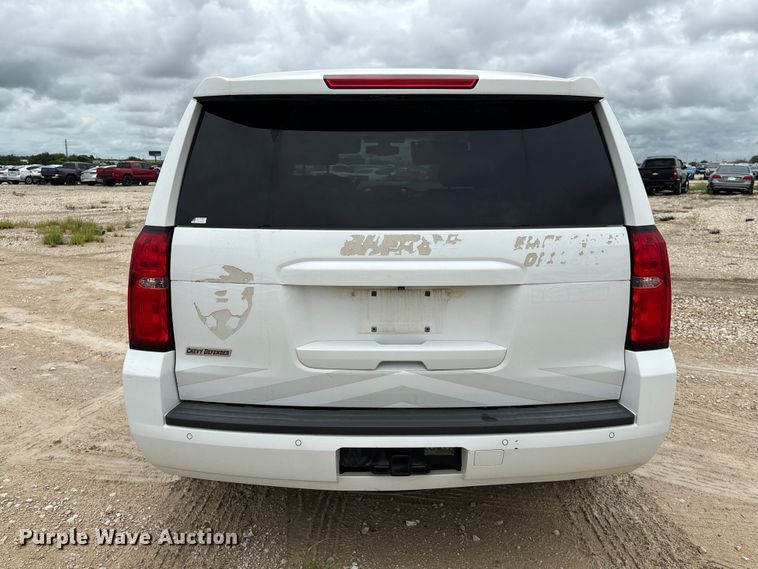 image for item YA3683 2018 Chevrolet Tahoe Police SUV